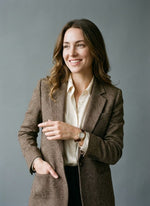 Vintage Style Roman Numeral Watch Croco Strap